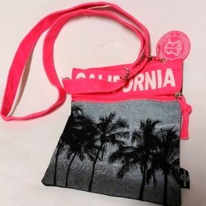 ROBIN RUTH California Crossbody Tote Wallet Hand Bag Purse